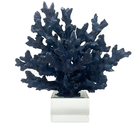 Coral Decor-Navy Blue