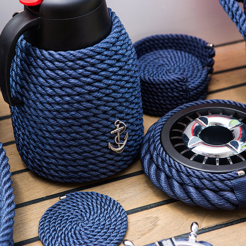 Nautical Rope Ashtray-Blue