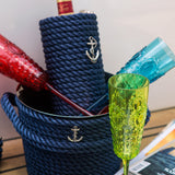Nautical Champagne Bucket-Blue
