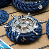 Nautical Rope Rudder Ashtray-Blue