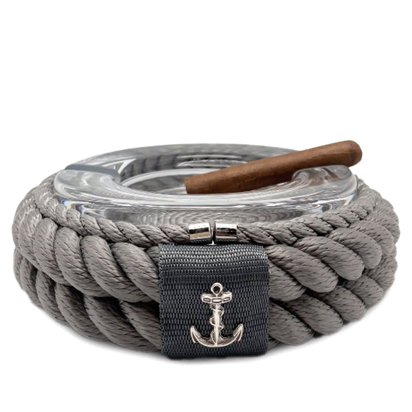 Nautical Rope Cigar Ashtray-Silver