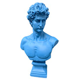 David of Michelangelo Statue- Bleu