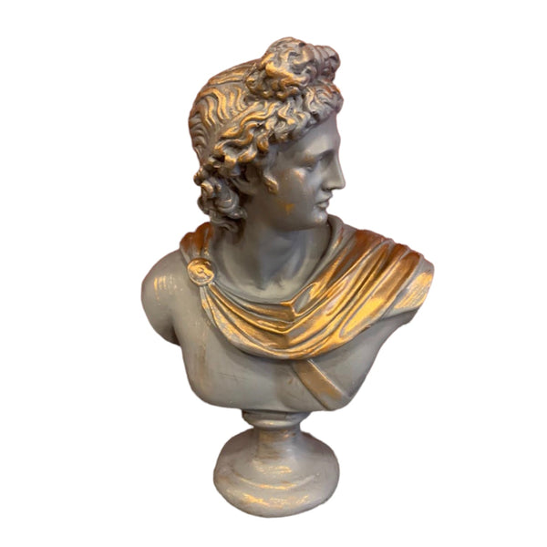 Apollon Statue Silver-gold