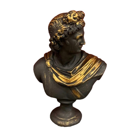 Apollon Statue Black-gold