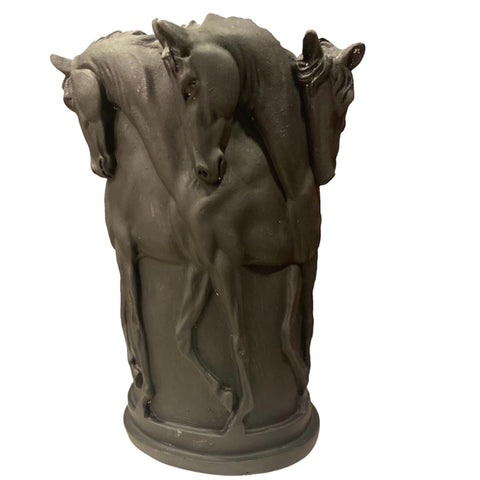 Horse Vase - Gray