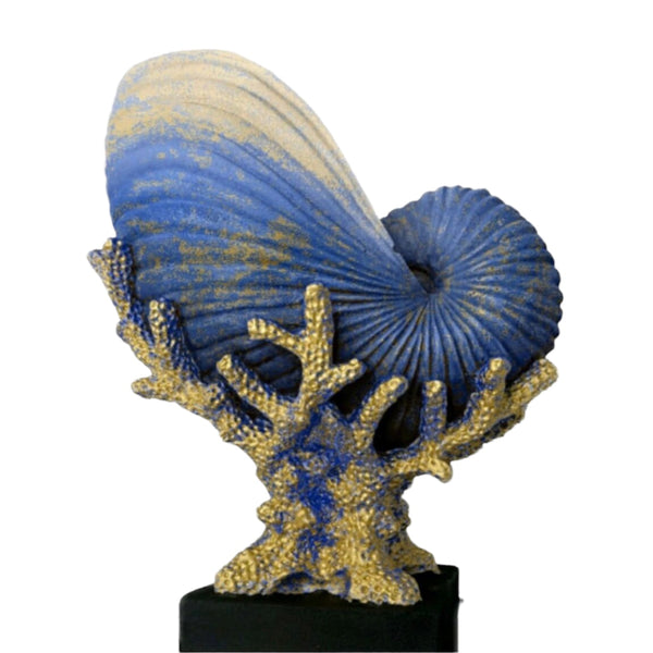 Shell Vase - Ocean gold