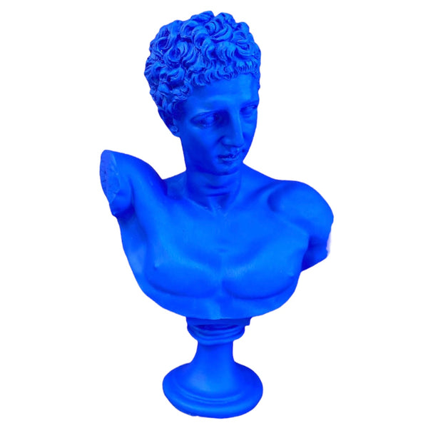 Hermes Statue Bleu