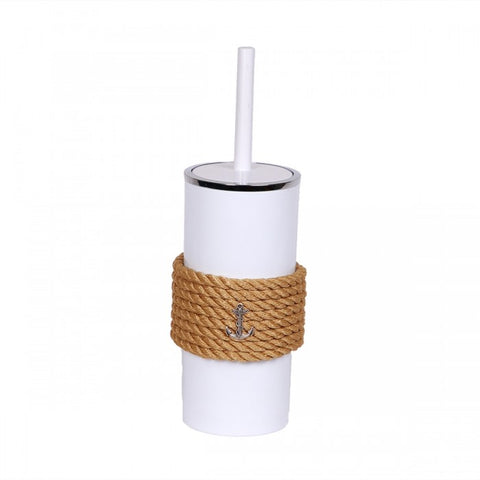 Nautical Rope Bathroom Brush-White Beige