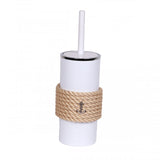 Nautical Rope Bathroom Brush-White Cream