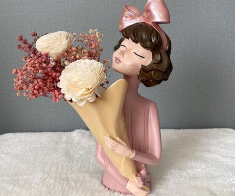 Lady Flower Vase- Blush